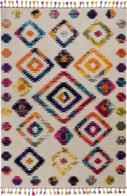 Image de Tapis Menara Bohemia Cream, 200 x 290 cm