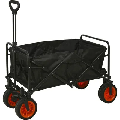 Produktbild von Redcliffs Trolley-schwarz-zusammenklappbar 75x53x48 cm
