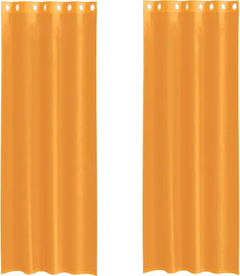 Immagine prodotto di Tende in Voile con Occhielli 2 pz Arancio 140x300 cm