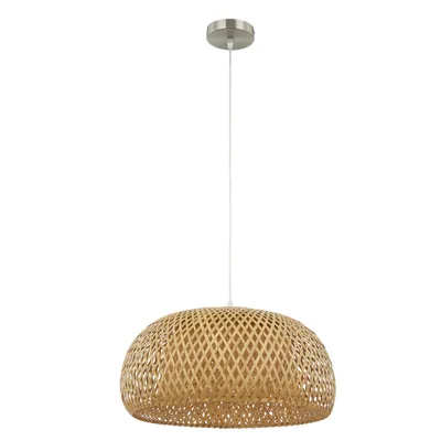 Produktbild von Lindby Hängeleuchte Jadwiga, Ø 45 cm, Bambus, E27