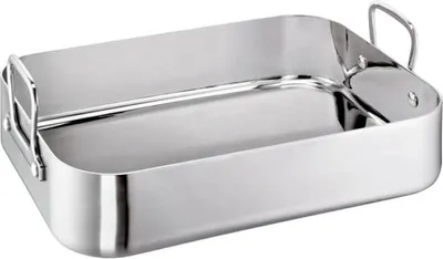Produktbild von Schulte-Ufer Delicado Bratreine, Vierkant Bräter, Auflaufform, Edelstahl, 35 x 25 cm, 9790-35 i