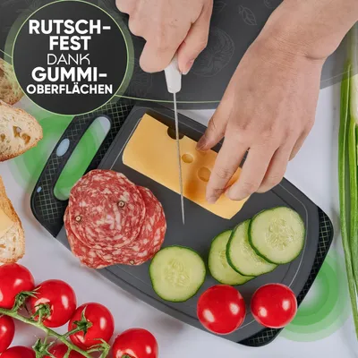 Produktbild von Kunststoff Schneidebretter - Pflegeleicht und Robust - Set von 3