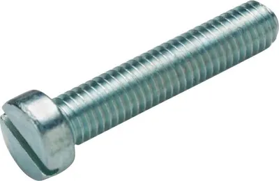 Zdjęcie produktu dla Cimco 190834, Śruba, Stal galwanizowana, M4, Pełen gwint, Łeb cylindryczny, Gniazdo