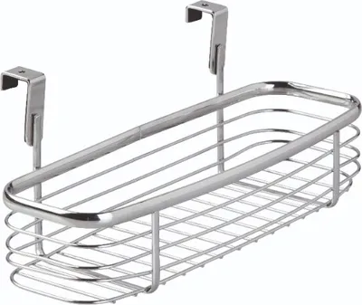 Produktbild von Küchenschrank-Organizer mit Haken, 27,0 x 12,7 x 12,7 cm, Edelstahl, Silber - iDesign | Axis