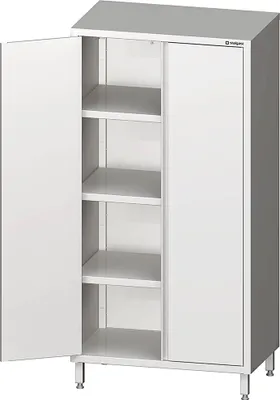 Produktbild von Hochschrank mit Flügeltüren, 1200x500x2000 mm, verschweißt