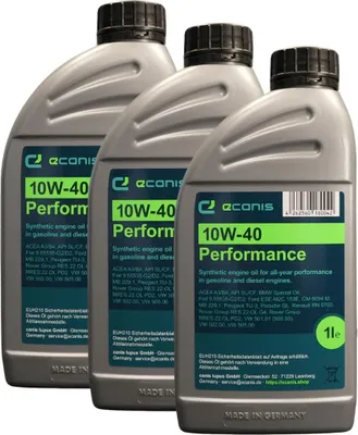 Produktbild von Motoröl Multipack 3x1 Liter 10W-40 A3/B4 SL/CF ECANIS Performance syn. für PKW