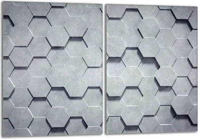 Imagen del producto de Placa de vitrocerámica protectora para cocina, 2 unidades, 40x52 cm, con diseño