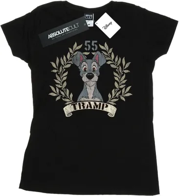 Produktbild von Disney - "Lady And The Tramp Tramp Since 55" T-Shirt für Damen BI16161 (XL) (Schwarz)