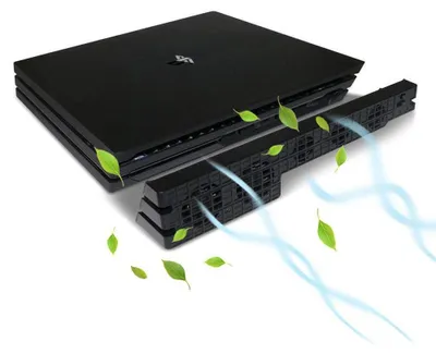 Produktbild von Externer USB-Lüfter für PS4 Pro mit 5 Lüftern und Temperaturregelung für die PlayStation Pro-Spielkonsole