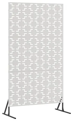 Zdjęcie produktu dla Osłona do ogrodu - zasłona parawan 100x50x180 cm - Wytrzymała tkanina - Odporna na warunki atmosferyczne i wiatr - Łatwa w montażu - Kolor: oliwkowy