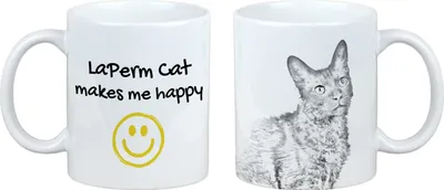 Immagine prodotto di Laperm - Tazza con gatto, tazza allegra per gli amanti dei cani, regalo personalizzato del marchio Art-Dog