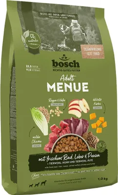 Produktbild von Bosch Dog HPC MENUE Adult mit Rind 1 kg