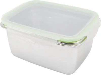 Obrázek produktu pro Lunchbox z nerezové oceli 304 s uzavíratelnými nádobkami – čtvercová krabička na oběd z nerezové oceli 304 s objemem 2800 ml
