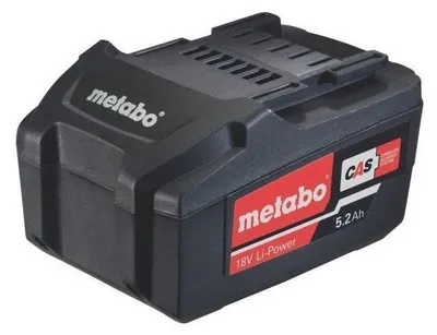 Image de Pack batterie Metabo 18 V 5,2 Ah Li-Power
