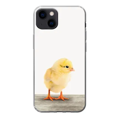 Produktbild von MuchoWow® Handyhülle Schutzhülle Hülle für iPhone 13 Küken - Tiere - Jungen - Mädchen - Kinder Silikon Softcase Handy Hülle - Karteninhaber