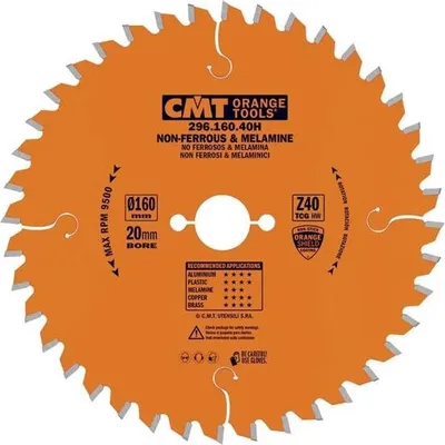 Obrázok produktu pre CMT | Pilový kotúč na neželezné kovy a laminát ø160/20mm 56z TFZ/TCG