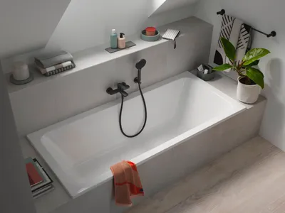 Produktbild von Duravit Badewanne, DU D-Code 2.0 1800x800mm, Einbau 2 Rückenschrägen, Weiß, 1 Stk.