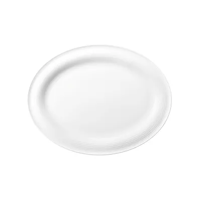 Produktbild von Seltmann Weiden Beat weiß Servierplatte oval 31x24 cm