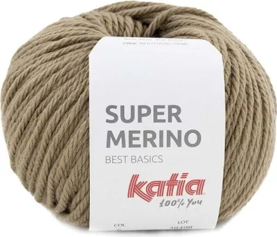 Zdjęcie produktu dla Katia Super Merino 6 Fawn Brown Przędza dziewiarska