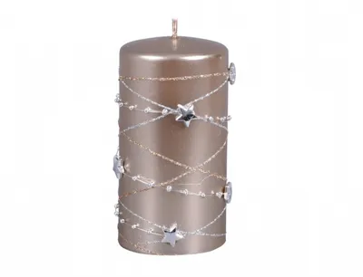 Image de Bougie de Noël Nohel Garden GIRLANDA WAR d7x14cm