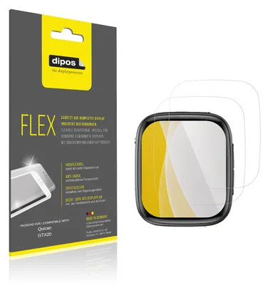 Image de 2x Film de protection d'écran pour Quican GTX20, recouvre 100% de l'écran, dipos Flex