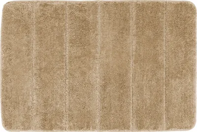Produktbild von WENKO Bade Matte Vorleger Teppich Dusche Rutschfest Steps Braun 60 x 90 cm