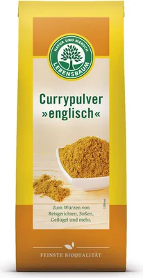 Produktbild von Lebensbaum Currypulver, englisch 50g