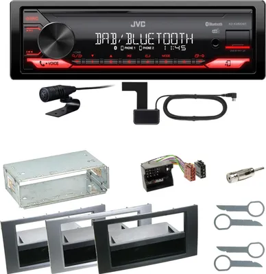 Produktbild von JVC KD-X282DBT Bluetooth DAB Einbauset für Ford Kuga Fusion Galaxy S-Max