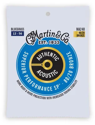 Produktbild von MARTIN Akustikgitarrensaiten, Superior Performance, 12-56, 80/20 Bronze