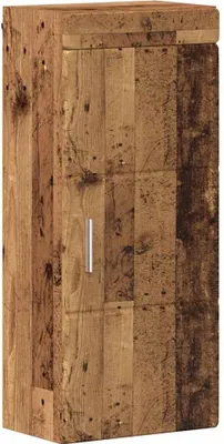 Produktbild von Möbel Badezimmer-Wandschrank mit Tür TULUM Altholz 37 x 24,5 x 86 cm - Spiegelschränke CLORIS7625962