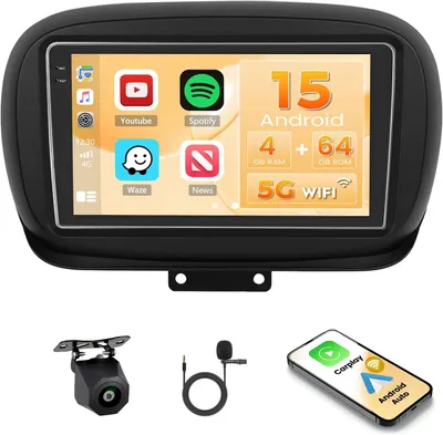 Zdjęcie produktu dla Radio samochodowe - Radio samochodowe z DAB+ - Radio Bluetooth - Odtwarzacz multimedialny - 9-calowy ekran dotykowy