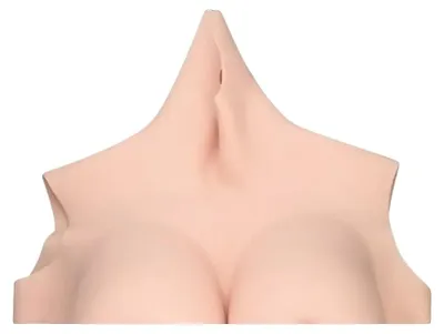 Immagine prodotto di Forma del seno, silicone dall'aspetto naturale, vestibilità comoda, colore 1-b, coppa L-D in silicone-a