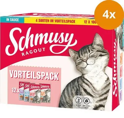 Image de Schmusy Ragout en sauce paquet avantage 12x100g