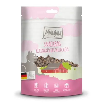 Produktbild von MjAMjAM Premium Lachs-Katzenfutter, 125 g