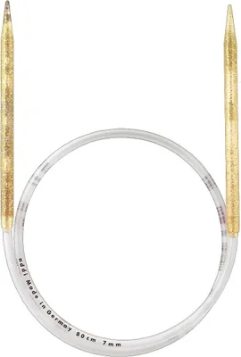 Produktbild von addi Rundstricknadel Champagner : 10,00mm 80cm Durchmesser: 10,00mm Länge cm: 80cm