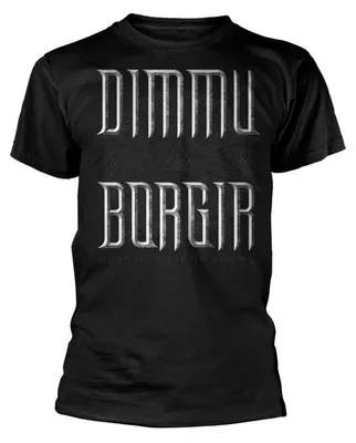 Produktbild von Dimmu Borgir T-Shirt Herren Logo schwarz Band-Merch, Bands 100% Baumwolle XL