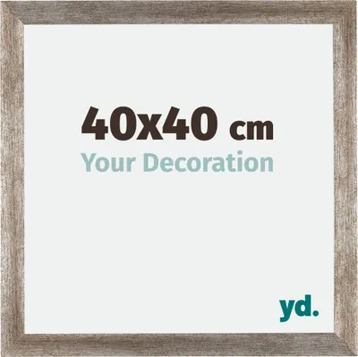 Produktbild von Bilderrahmen, 40x40 cm, Metall Vintage, MDF, Mura