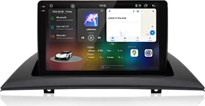 Zdjęcie produktu dla 2K 9.5 "Android 13 Autoradio 8+256GB 8-Kern Für BMW X3 E83 2004-2012 CarPlay GPS Navi WIFI 4G BT DAB+ SWC USB