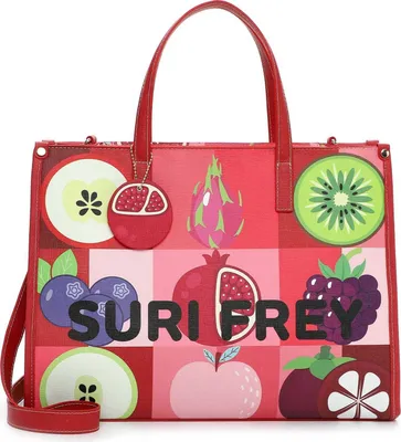 Image de SURI FREY sac shopper sac à main SFY Issy SC City Shopper Red corail