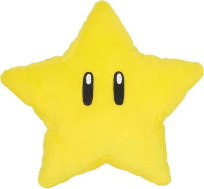 Image de Peluche Nintendo Super Mario Étoile, 18 cm