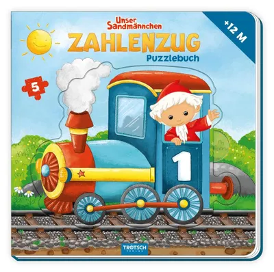 Image de Trötsch Unser Sandmännchen Puzzlebuch Zahlenzug Puzzlebuch