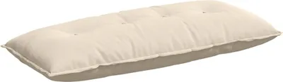 Immagine prodotto di vidaXL Cuscino per lo schienale Beige 120 x 50 cm in microfibra