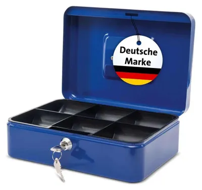 Produktbild von MAUL Geldkassette Muldeneinsatz 19 x 25 x 9 cm blau