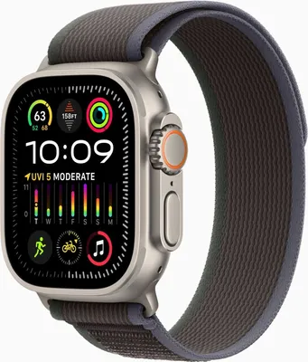 Produktbild von Apple Watch Ultra 2 49mm Blau/Schwarz Trail Loop - M/L