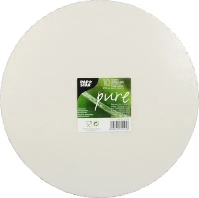 Image de Papstar cake pads blanc