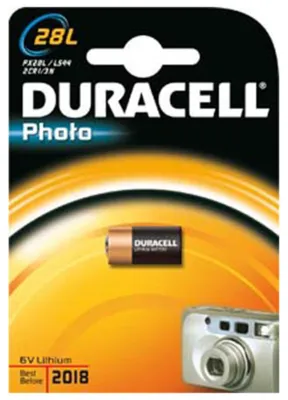 Produktbild von Duracell Duracell Lithium Fotobatterie, PX28L, 6 V, 200 mAh 75054619 (Knopfzelle)