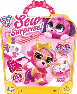 Zdjęcie produktu dla Little Live Pets. Maskotka Sew Surprise róż