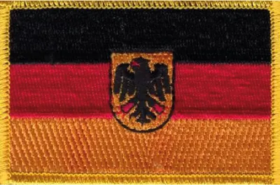 Produktbild von Patch zum Aufbügeln oder Aufnähen Deutschland mit Bundesadler - Groß