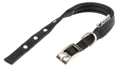 Productafbeelding van Ferplast Daytona C, Halsband, Standaard, Zwart, Nylon, Effen, 15 mm