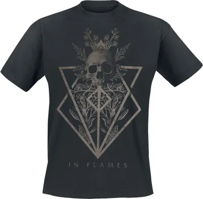 Produktbild von In Flames T-Shirt Herren Skull - Heavyweight schwarz M